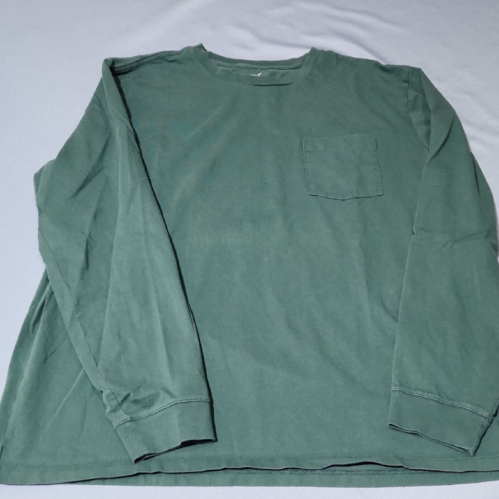 Vineyard Vines Men's Green Long Sleeve Shirt